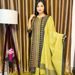 Aarong Cotton Unstitch 3 Pieces , Shoplee