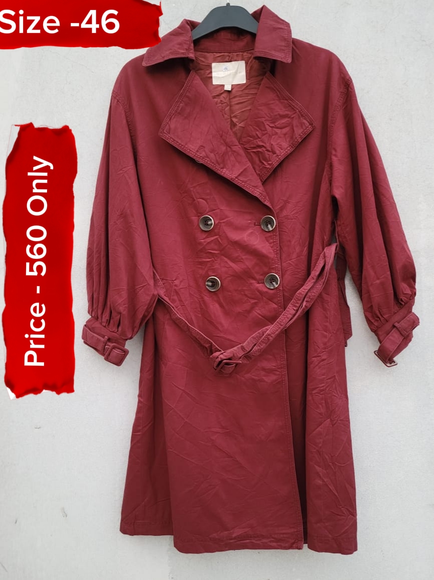 Ladies Overcoat 46 Size