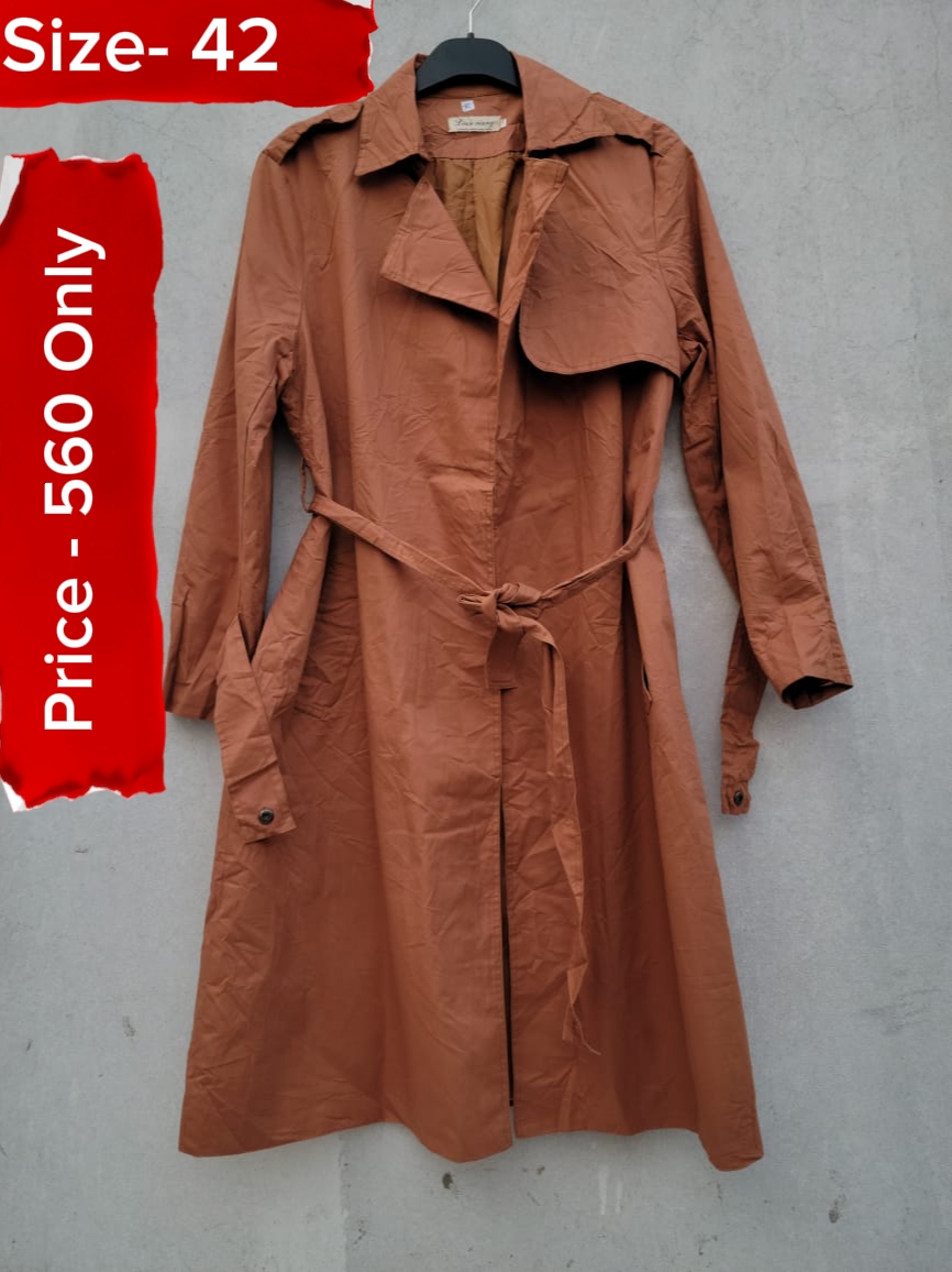 Ladies Overcoat 42 Size
