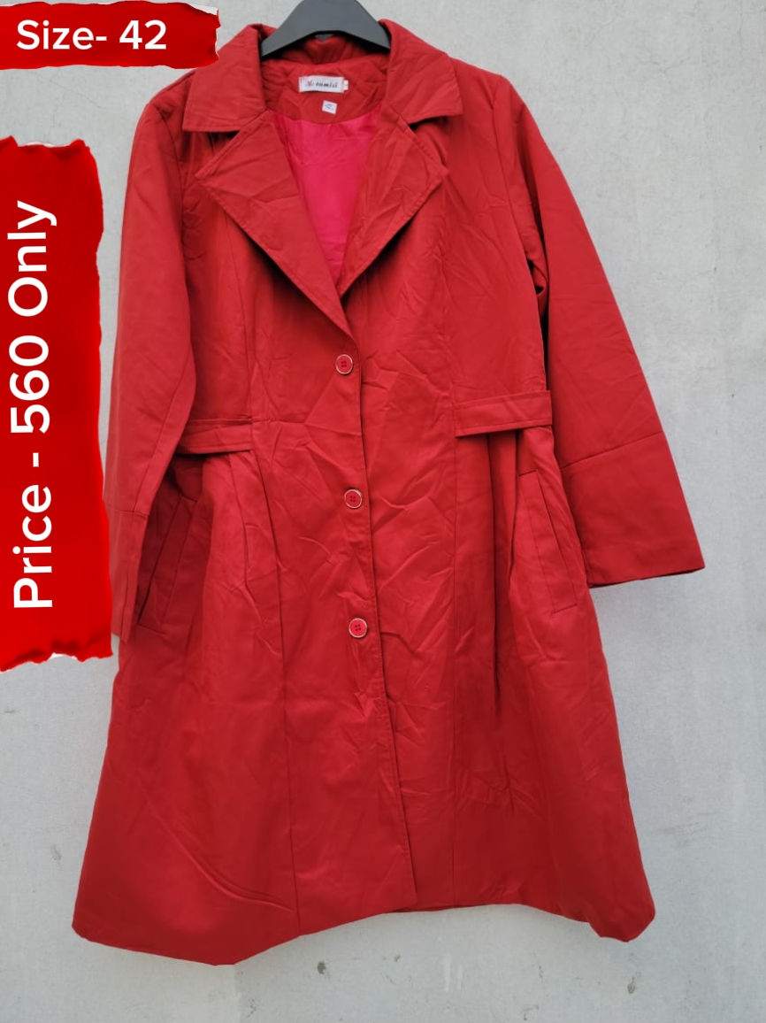 Ladies Overcoat 42 Size