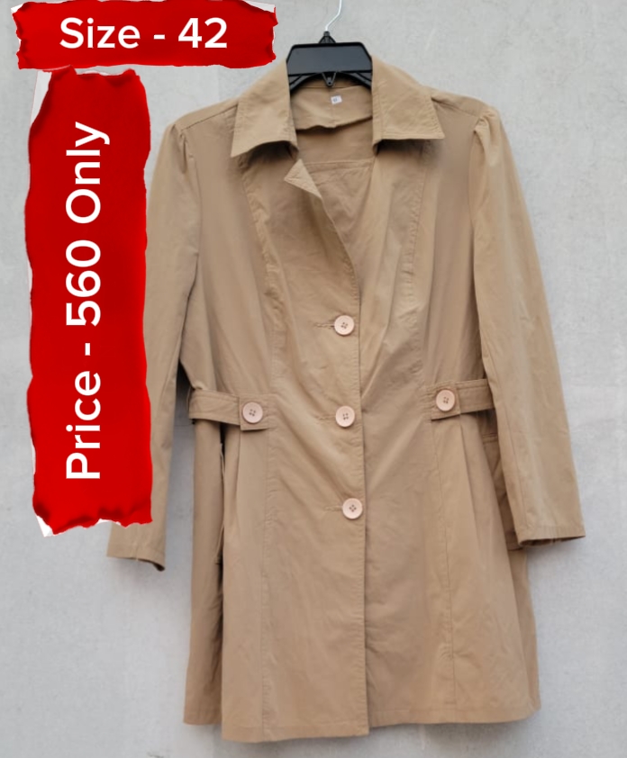 Ladies Overcoat 42 Size