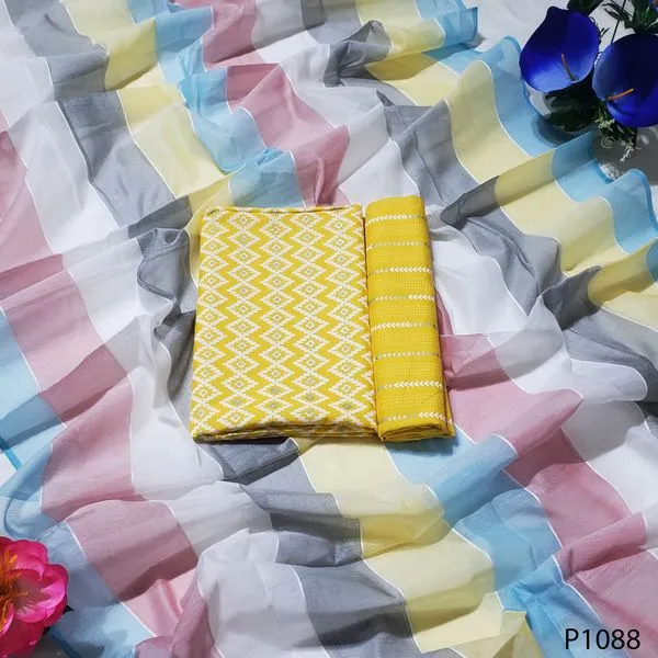 Print Orna Three Piece